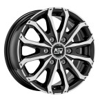 MSW msw 48 van 6 holes gloss black full polished gloss black full polished 16"(W19341001T56)