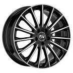 MSW msw 30 gloss black full polished gloss black full polished 17"(W19321500T56)
