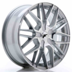 JAPAN RACING JR28 JR28 Silver Machined Face Silver Machined Face 17"(5902211946281)