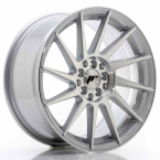 JAPAN RACING JR22 JR22 Silver Machined Face Silver Machined Face 17"(5902211916024)