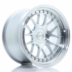 JAPAN RACING JR40 JR40 Silver Machined Face Silver Machined Face 18"(5902211955665)