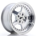 JAPAN RACING JR6 JR6 Silver Machined Face Silver Machined Face 15"(5902211924135)