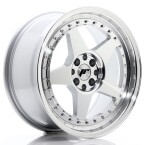 JAPAN RACING JR6 JR6 Silver Machined Face Silver Machined Face 17"(5902211924692)