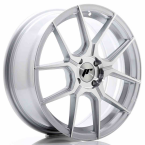 JAPAN RACING JR30 JR30 Silver Machined Face Silver Machined Face 17"(5902211931157)