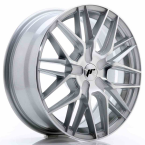 JAPAN RACING JR28 JR28 Silver Machined Face Silver Machined Face 17"(5902211936848)