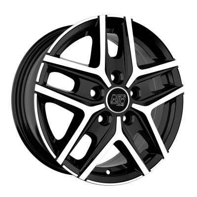 MSW msw 40 van gloss black full polished 16"
             W19362004T56