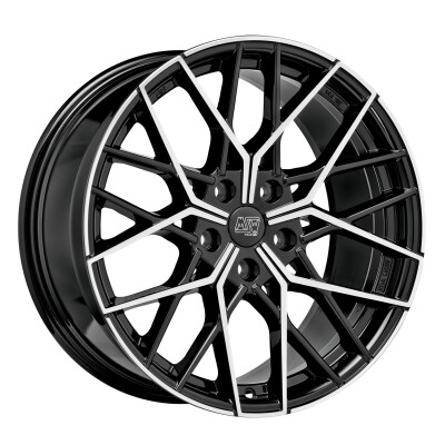MSW msw 74 gloss black full polished 18"
             W19359001T56