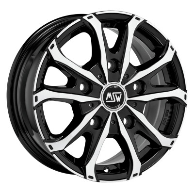 MSW msw 48 van gloss black full polished 16"
             W19299002T56
